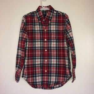 Gap Kids Plaid Buttondown. Size Small (6-7)